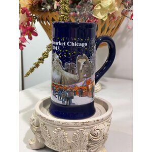 Christkindlmarket Chicago 2013 Blue Ceramic Souvenir Mug